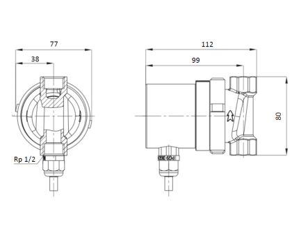 Циркуляционный насос для ГВС Shinhoo Instant 15-1.5 2 BL