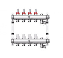 Коллектор нерж. Wester W902 1-3/4 в сборе с расходомерами на 4 выхода