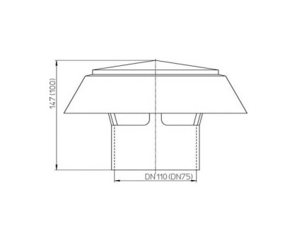 Вытяжной зонт Hutterer & Lechner, DN 110