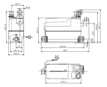 Установка канализационная SOLOLIFT2 C-3 Grundfos 97775317